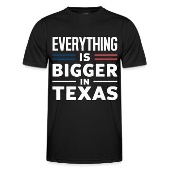 Texas State Texans Texas - Men's Functional T-Shirt - black - Front - AI Model Male 178 dark (178cm)