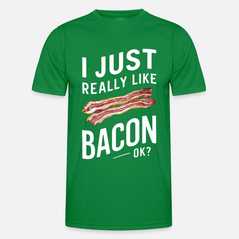 Bacon Frühstück Speck Männer Funktions-T-Shirt