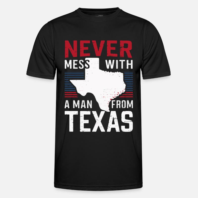 Texas State Texans Texas - Men's Functional T-Shirt - black
