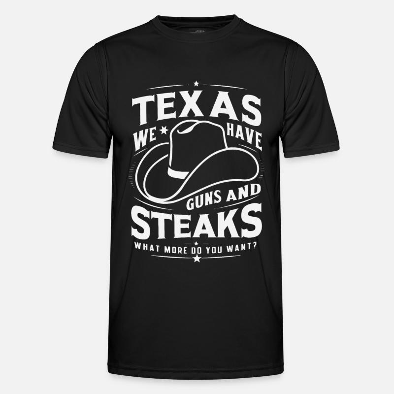 Texas State Texans Texas - Men's Functional T-Shirt - black