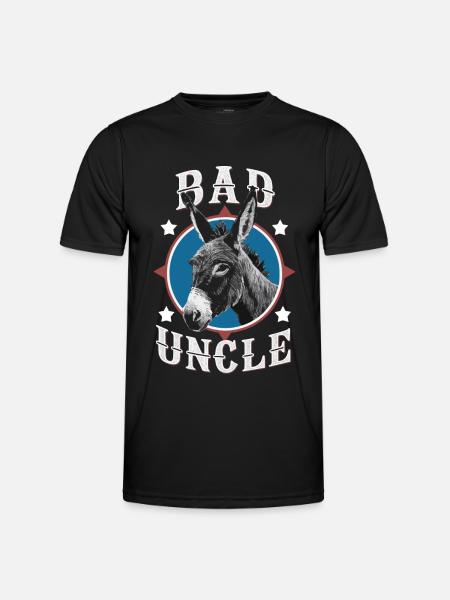 Uncle Fmilie Great-Uncle Uncle - Men's Functional T-Shirt - black