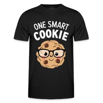 Cookies Cookie Keks Kekse Schokolade - Männer Funktions-T-Shirt - Schwarz - Vorne - AI Model Male 178 dark (178cm)