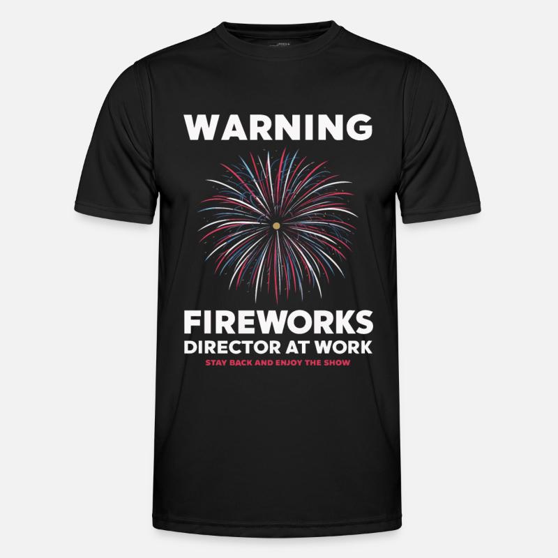 Pyrotechnics Fireworks Pyrotechnics - Men's Functional T-Shirt - black