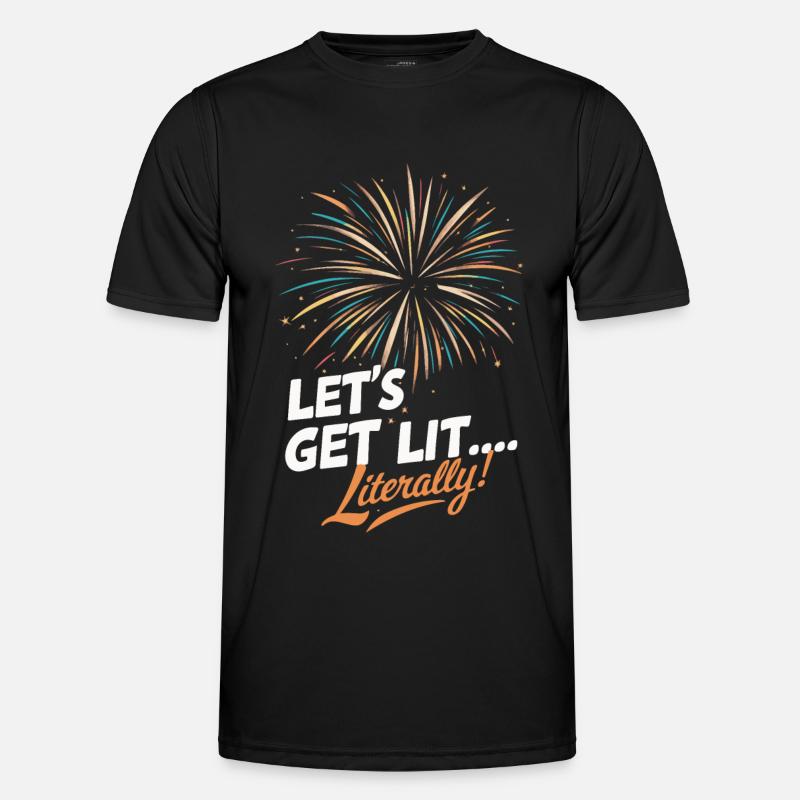 Pyrotechnics Fireworks Pyrotechnics - Men's Functional T-Shirt - black