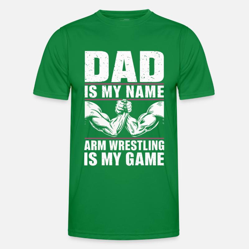 Bras de fer Bras de fer Muscles du lutteur T-shirt sport Homme