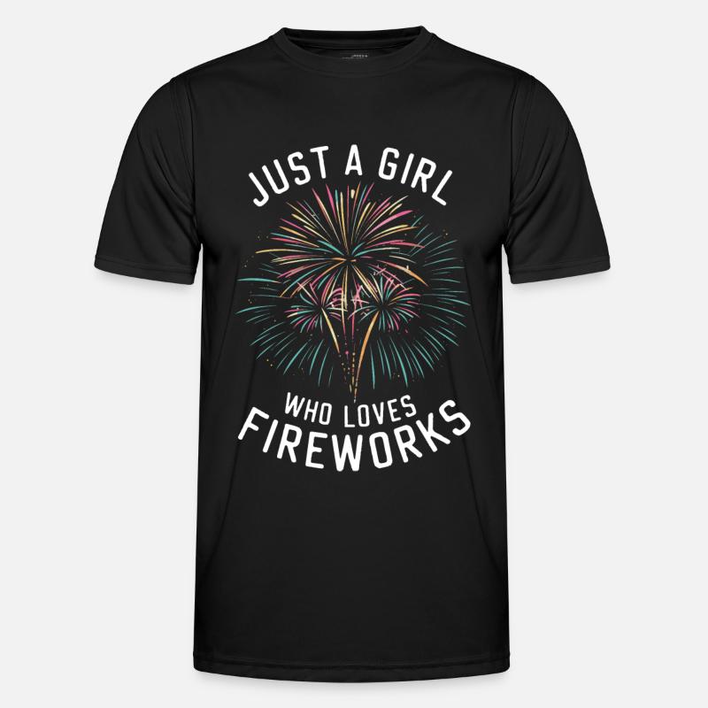 Pyrotechnics Fireworks Pyrotechnics - Men's Functional T-Shirt - black