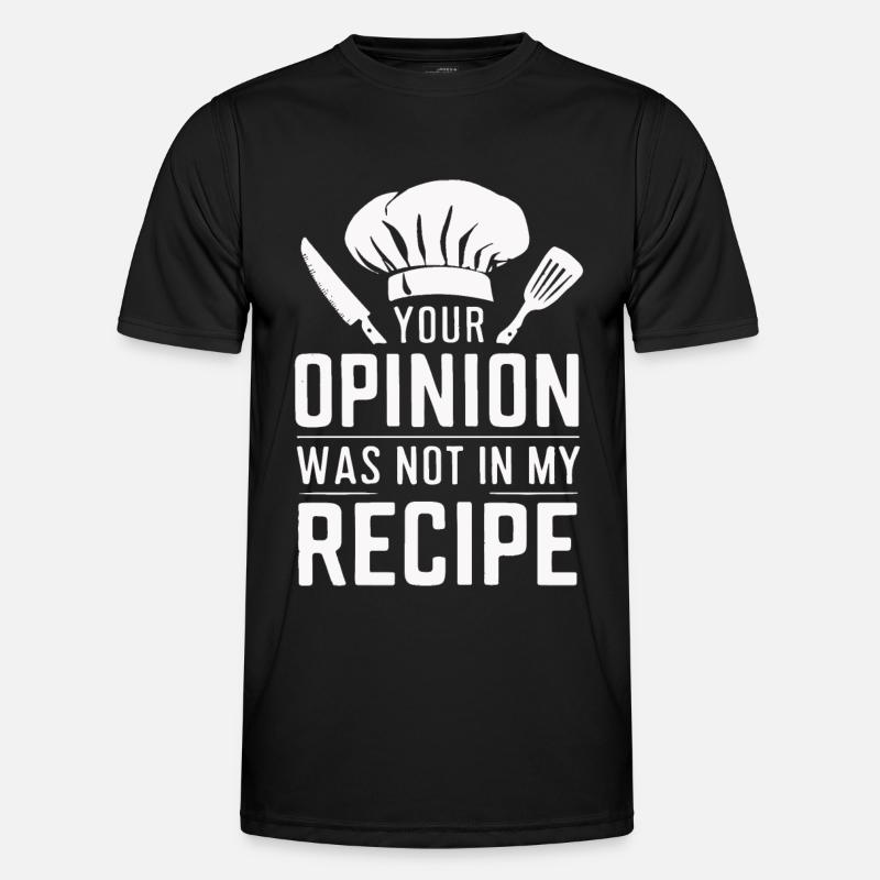 Chef Cooking Cheff Bäker - Men's Functional T-Shirt - black