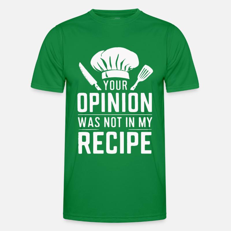 Koch Kochen Küchencheff Bäker Männer Funktions-T-Shirt