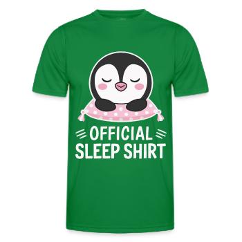 Pinguin Pinguine Tier - Männer Funktions-T-Shirt - Kelly Green - Vorne - AI Model Male 178 dark (178cm)
