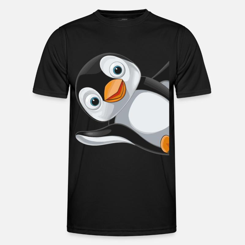 Pinguin Pinguine Tier Männer Funktions-T-Shirt