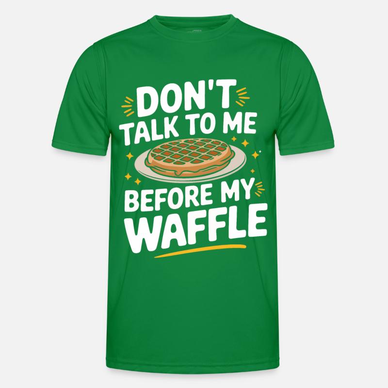 Waffles Breakfast Sweets Men's Functional T-Shirt