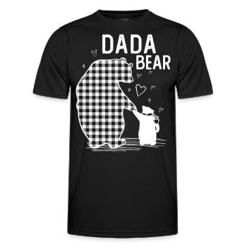 Ours Dada - T-shirt sport Homme - noir - Devant - AI Model Male 178 dark (178cm)