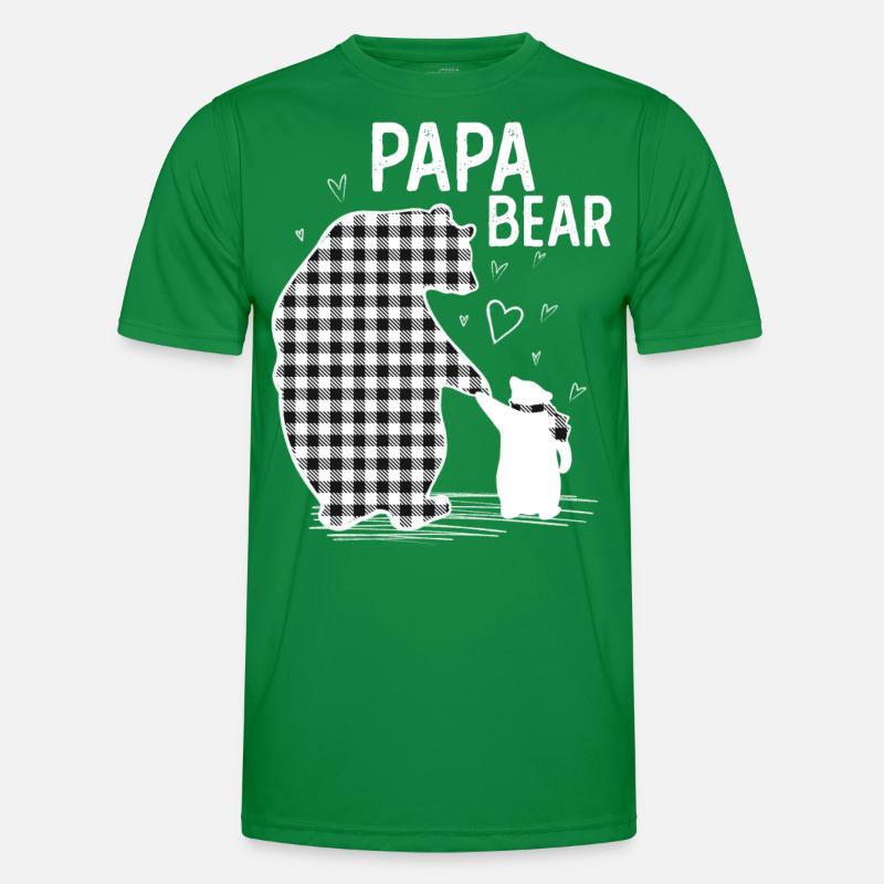 Papa Bear Männer Funktions-T-Shirt