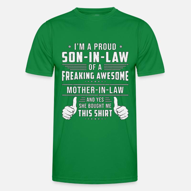 Bester Schwiegersohn Sohn Schwiegermutter Geschenk Männer Funktions-T-Shirt