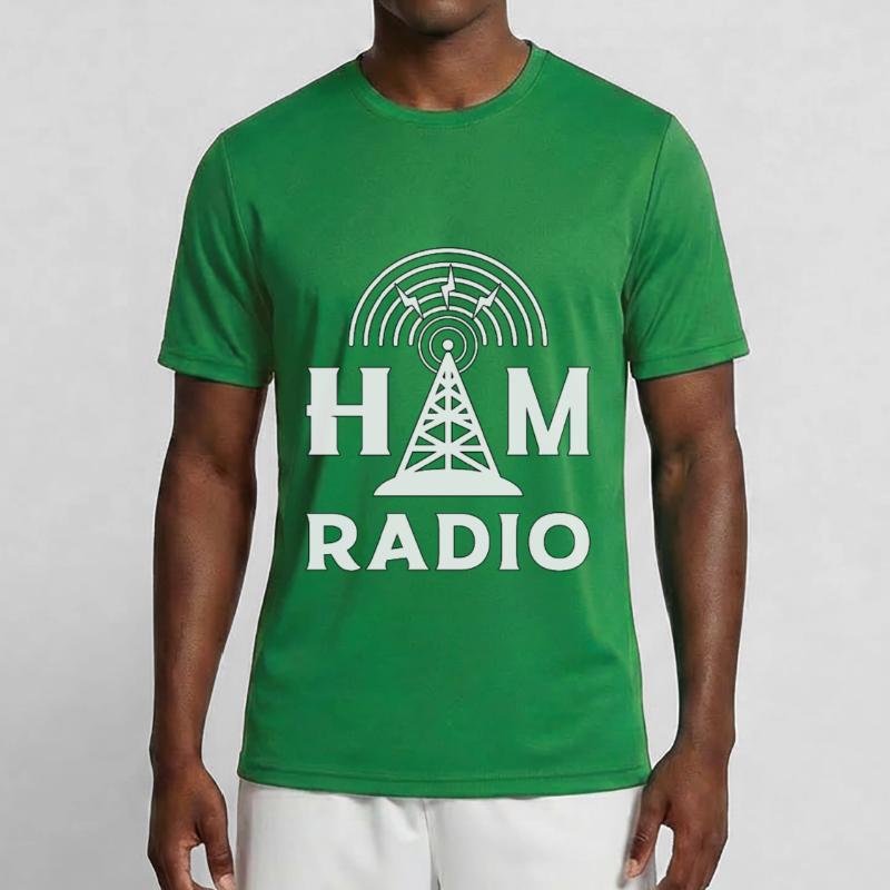 Radio HAM Operator Amateurfunk Antenne Geschenk Männer Funktions-T-Shirt
