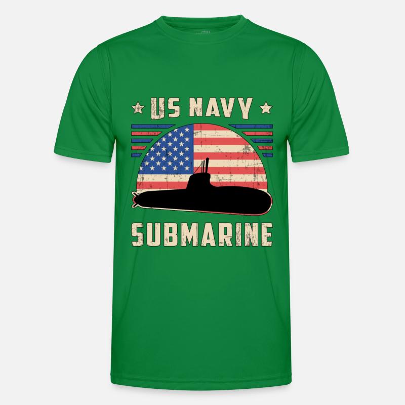 U Boot Boot US U-Boot Navy Marine Wasser Geschenk Männer Funktions-T-Shirt