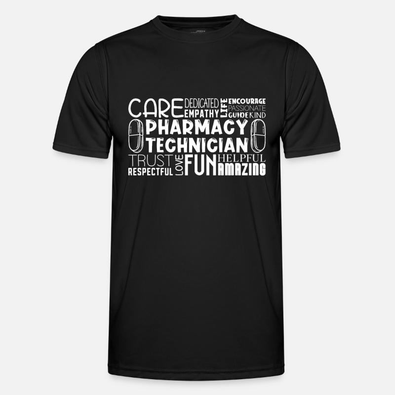 Apothekentechniker Techniker Apotheker Geschenk - Männer Funktions-T-Shirt - Schwarz