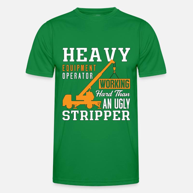 Construction Grutier Grutier Travailleur de la Construction Cadeau T-shirt sport Homme