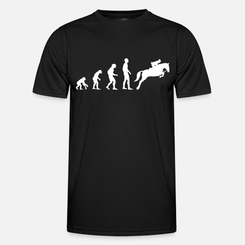 Evolution Saut d'obstacles - T-shirt sport Homme - noir