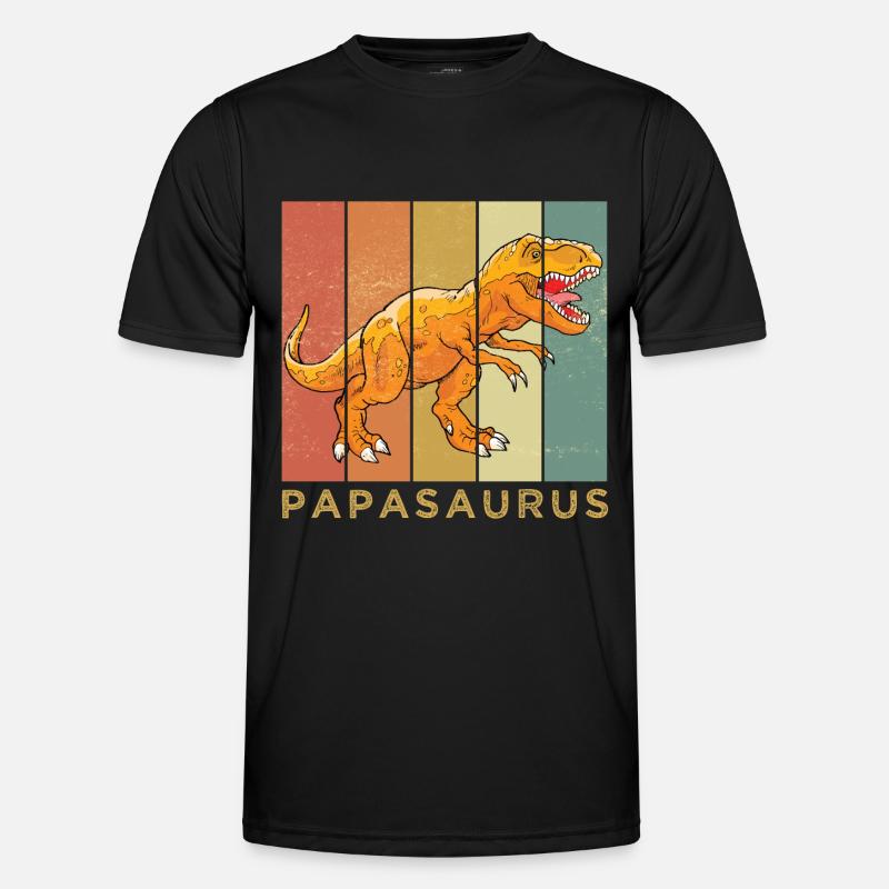 papasaurus Männer Funktions-T-Shirt