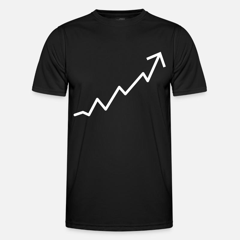 Optimismus Pfeil Männer Funktions-T-Shirt