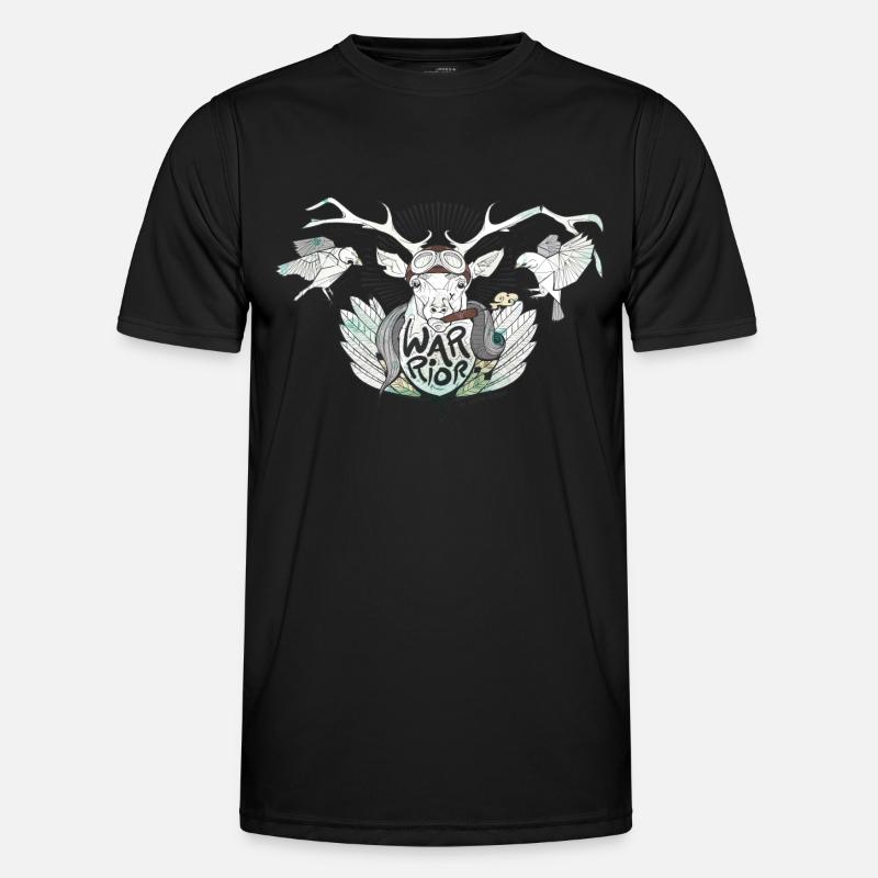 Warrior stag T-shirt sport Homme