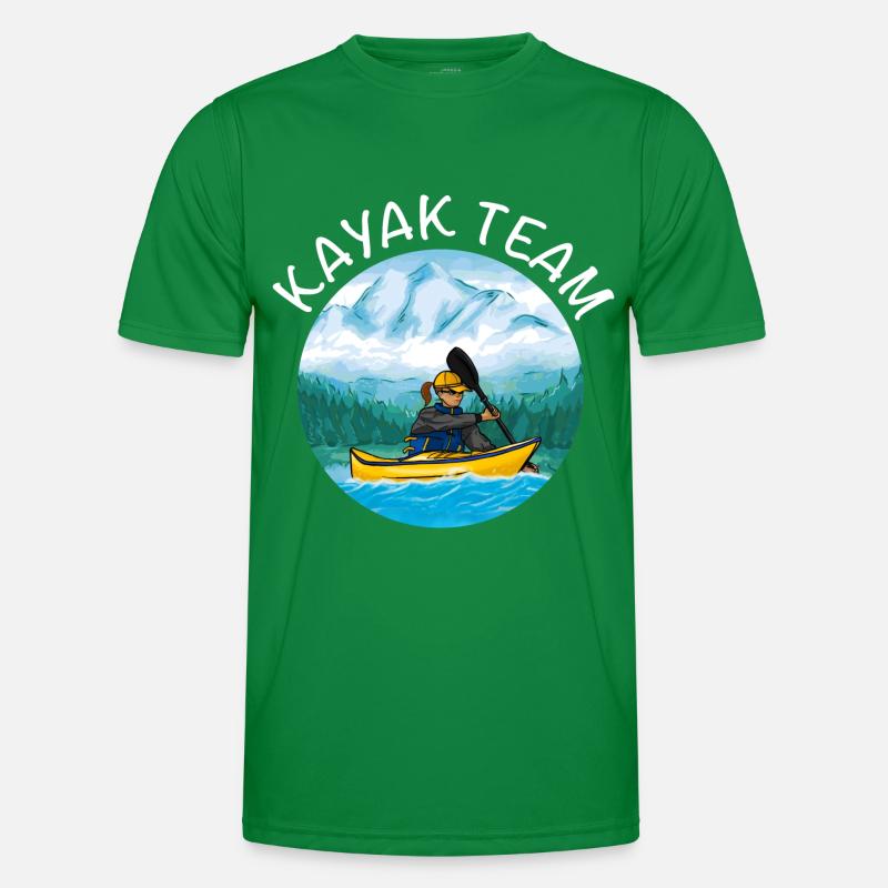 Group Kayaking Men's Functional T-Shirt