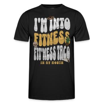 Taco - Männer Funktions-T-Shirt - Schwarz - Vorne - AI Model Male 178 dark (178cm)