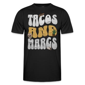 Taco - Männer Funktions-T-Shirt - Schwarz - Vorne - AI Model Male 178 dark (178cm)