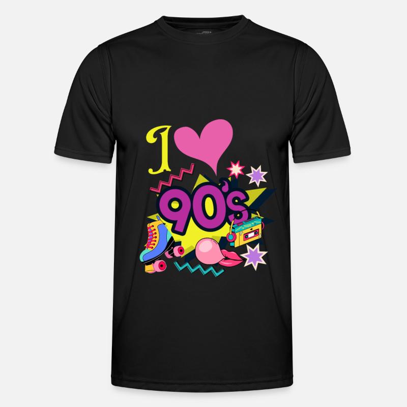 Colorful nineties design Men's Functional T-Shirt