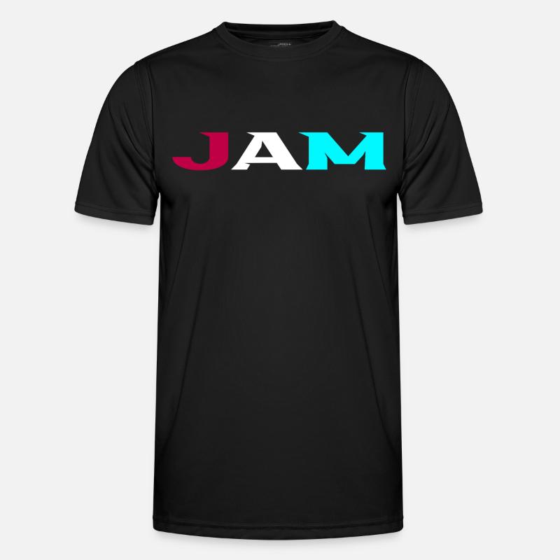 JAM - Men's Functional T-Shirt - black