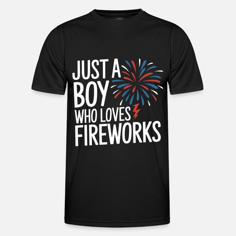 Pyrotechnics Fireworks Pyrotechnics - Men's Functional T-Shirt - black