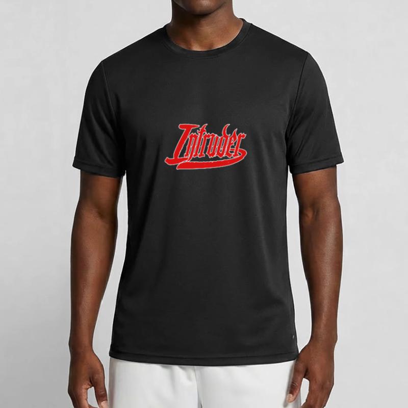 intruder hacker eindringling clan sticker computer Männer Funktions-T-Shirt