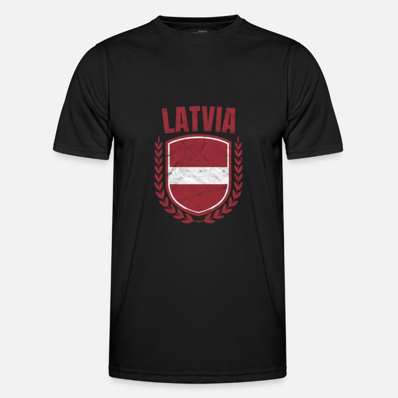 Latvia Men's Functional T-Shirt