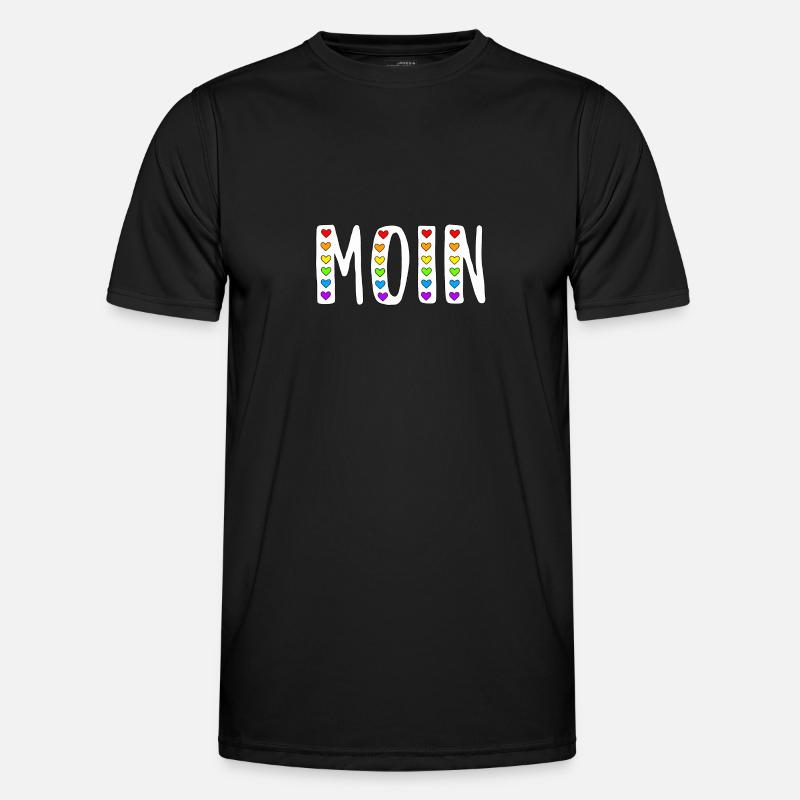 MOIN - Männer Funktions-T-Shirt - Schwarz
