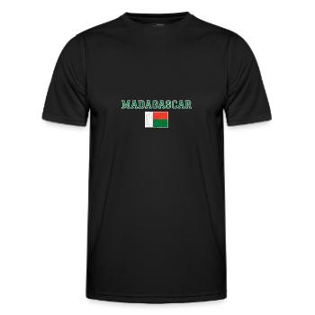 Madagascar - Men's Functional T-Shirt - black - Front - AI Model Male 178 dark (178cm)