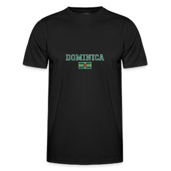Dominique - T-shirt sport Homme - noir - Devant - AI Model Male 178 dark (178cm)