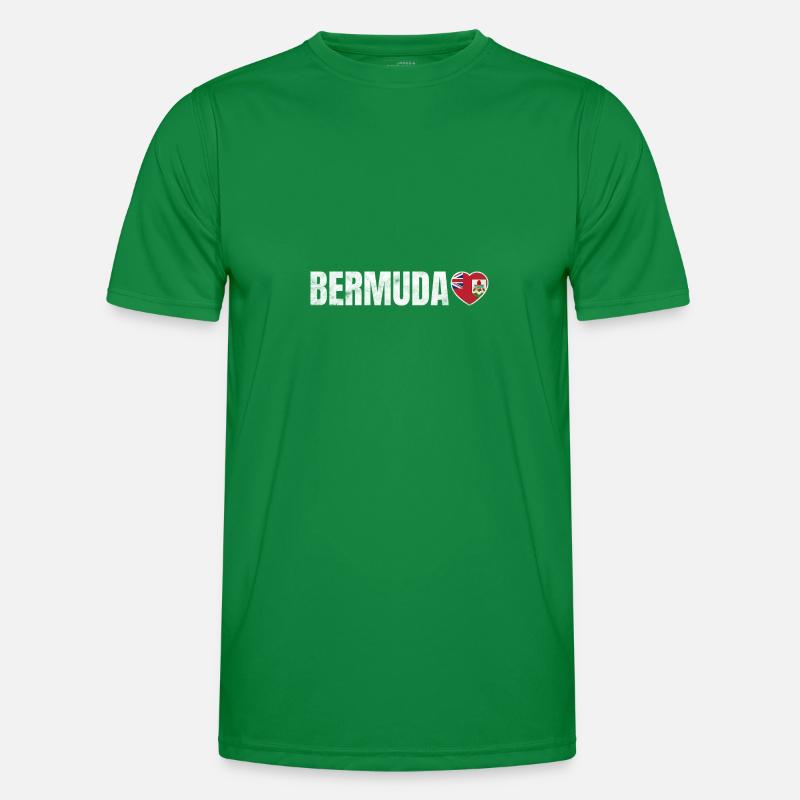 Bermuda Männer Funktions-T-Shirt