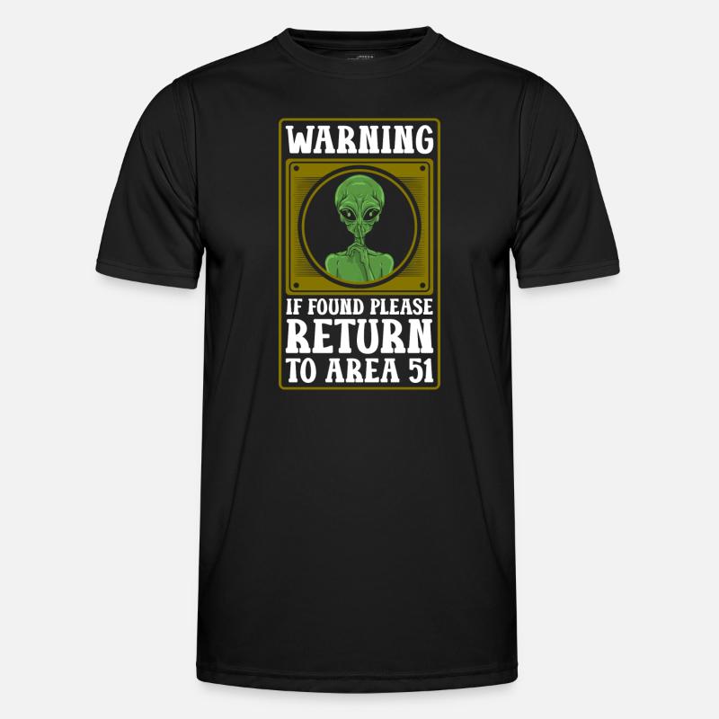 Extraterrestrial Mars Human Aliens Men's Functional T-Shirt