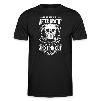Atelier d’artisanat Tournevis de chantier - T-shirt sport Homme - noir - Devant - AI Model Male 178 dark (178cm)