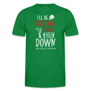 Totengräber Beruf Sarg Trauer - Männer Funktions-T-Shirt - Kelly Green - Vorne - AI Model Male 178 dark (178cm)