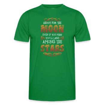 Starry Sky Wishes Dream Moon - T-shirt sport Homme - vert - Devant - AI Model Male 178 dark (178cm)