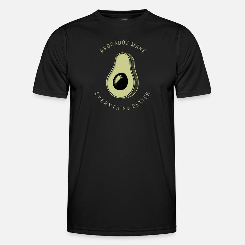 Avocados Make Everything Better - Men's Functional T-Shirt - black