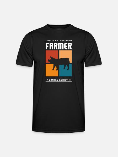 Farmer - Men's Functional T-Shirt - black