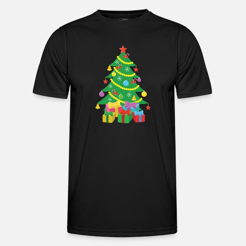 Weihnachtsbaum Männer Funktions-T-Shirt