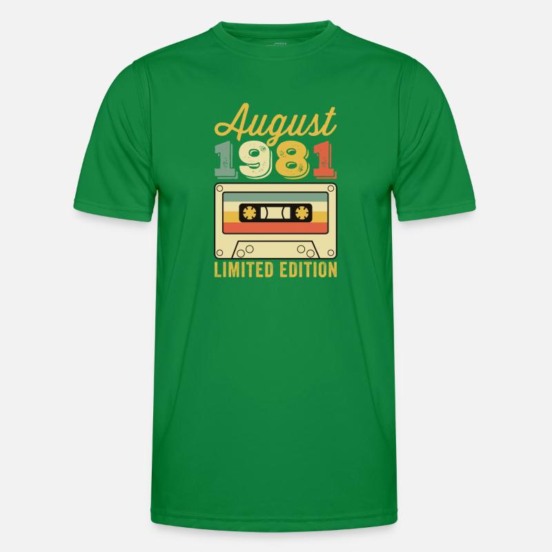 august 1981 Männer Funktions-T-Shirt