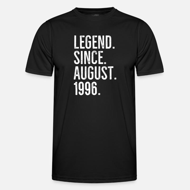 Legend Since August 1996 - Men's Functional T-Shirt - black