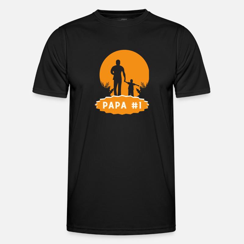 Papa#1 T-shirt sport Homme