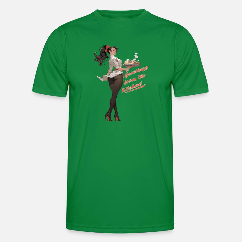 Greetings from the Kitchen Men's Functional T-Shirt