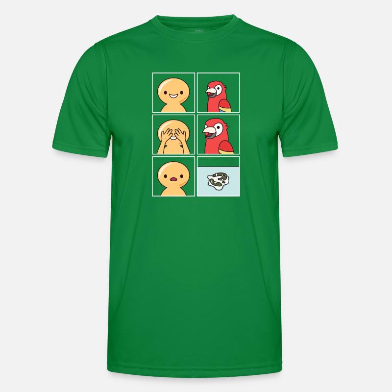 Conception de fientes de perroquets pour les propriétaires de perroquets T-shirt sport Homme